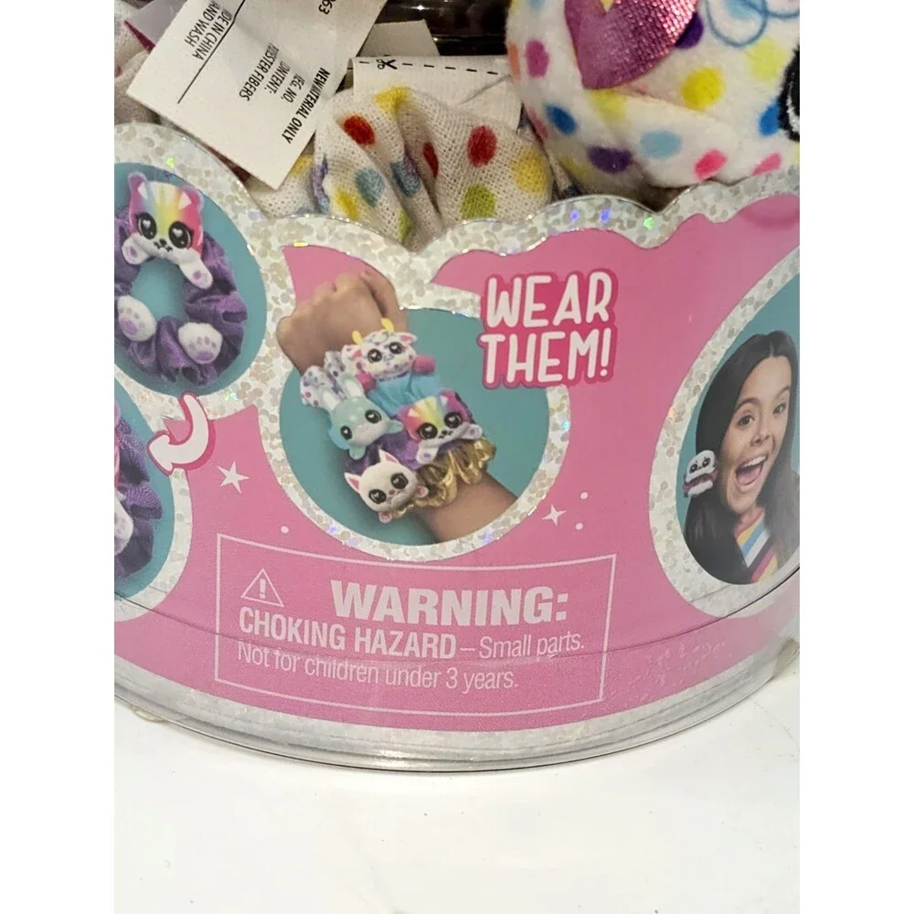 ScrunchMiez 7 Pack SUPER SET Series 1 Scrunchie to Plush Clip 2 EXCLUSIVES Set